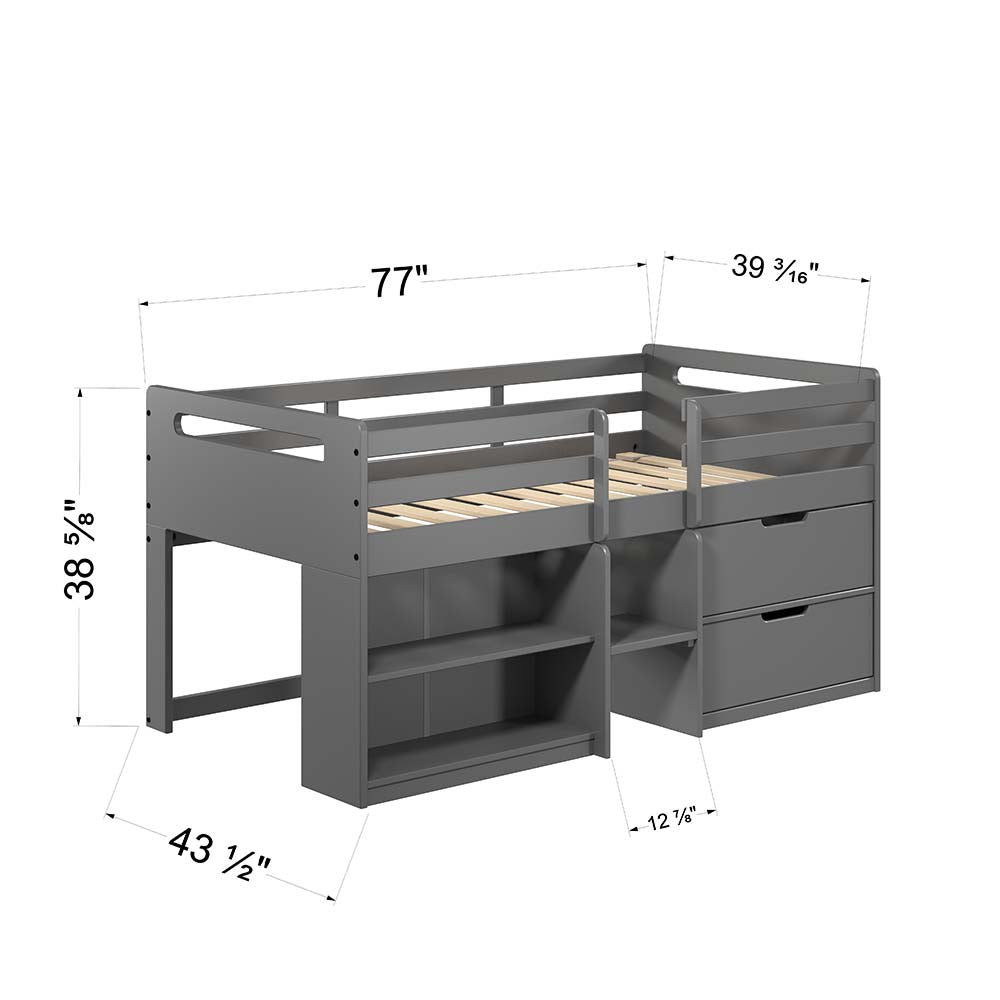 Fabiana Twin Loft Bed