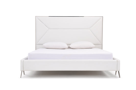 Modrest Candid Modern White Bed