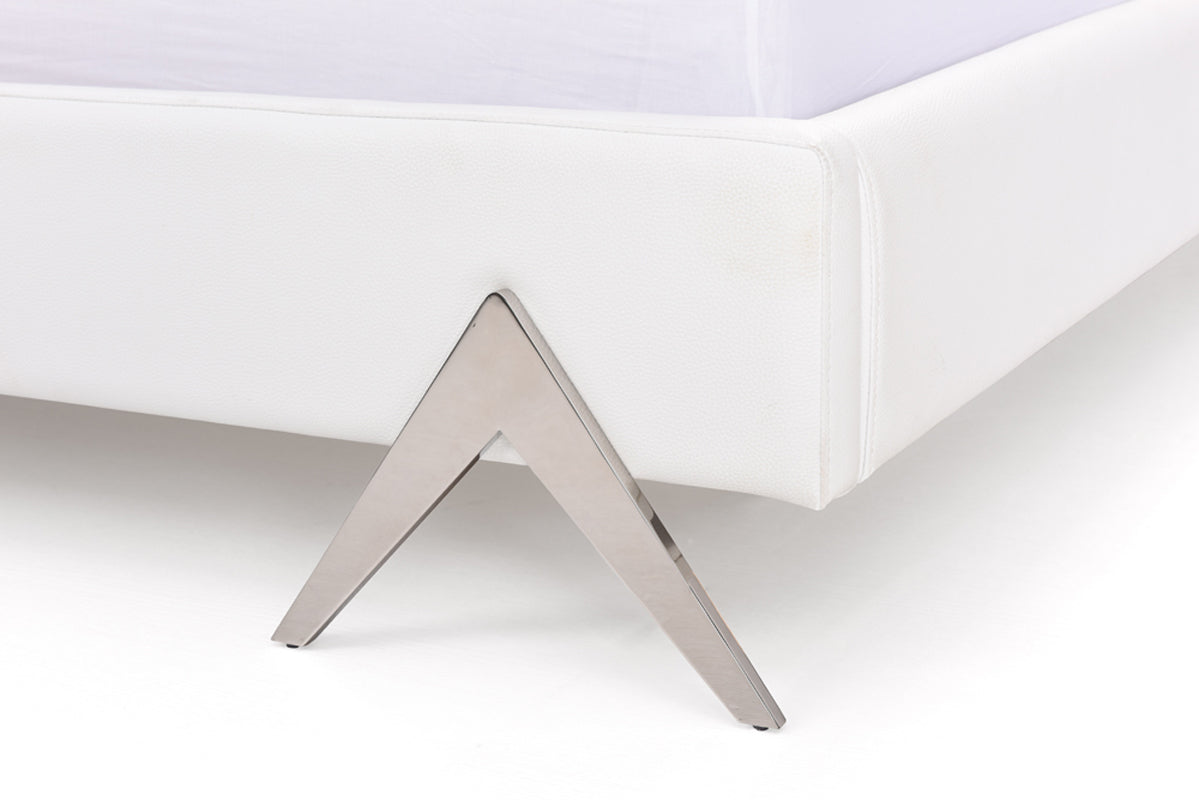 Modrest Candid Modern White Bed