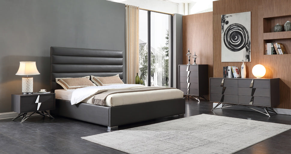 Modrest Nicola Modern Grey Oak Dresser