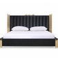 Modrest Token Modern Black & Gold Bed