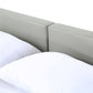 Modrest Opal Modern Wenge & Grey Platform Bed