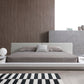 Modrest Opal Modern White & Grey Platform Bed