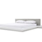 Modrest Opal Modern White & Grey Platform Bed