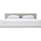 Modrest Opal Modern White & Grey Platform Bed