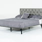 Modrest Gibson Modern Grey Fabric Bed