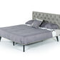Modrest Gibson Modern Grey Fabric Bed