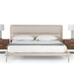 Modrest Bergeron - Contemporary Cream Woven Fabric Bed