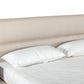 Modrest Bergeron - Contemporary Cream Woven Fabric Bed