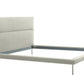 Modrest Bergeron - Contemporary Cream Woven Fabric Bed