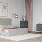 Modrest Beverly - Modern Grey Velvet Bed