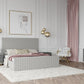 Modrest Beverly - Modern Grey Velvet Bed