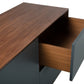 Modrest Weylyn Modern Charcoal Grey & Walnut Buffet