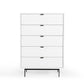 Nova Domus Valencia Contemporary White Chest