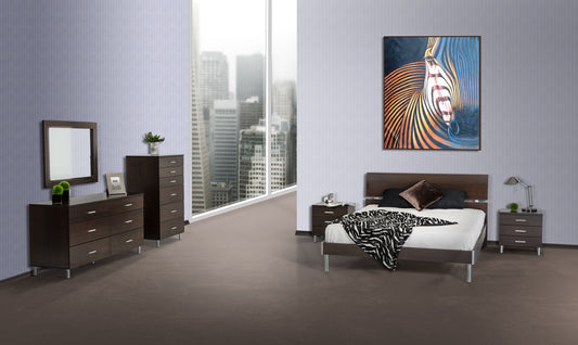 Modrest Bravo Modern Wenge Twin Bed