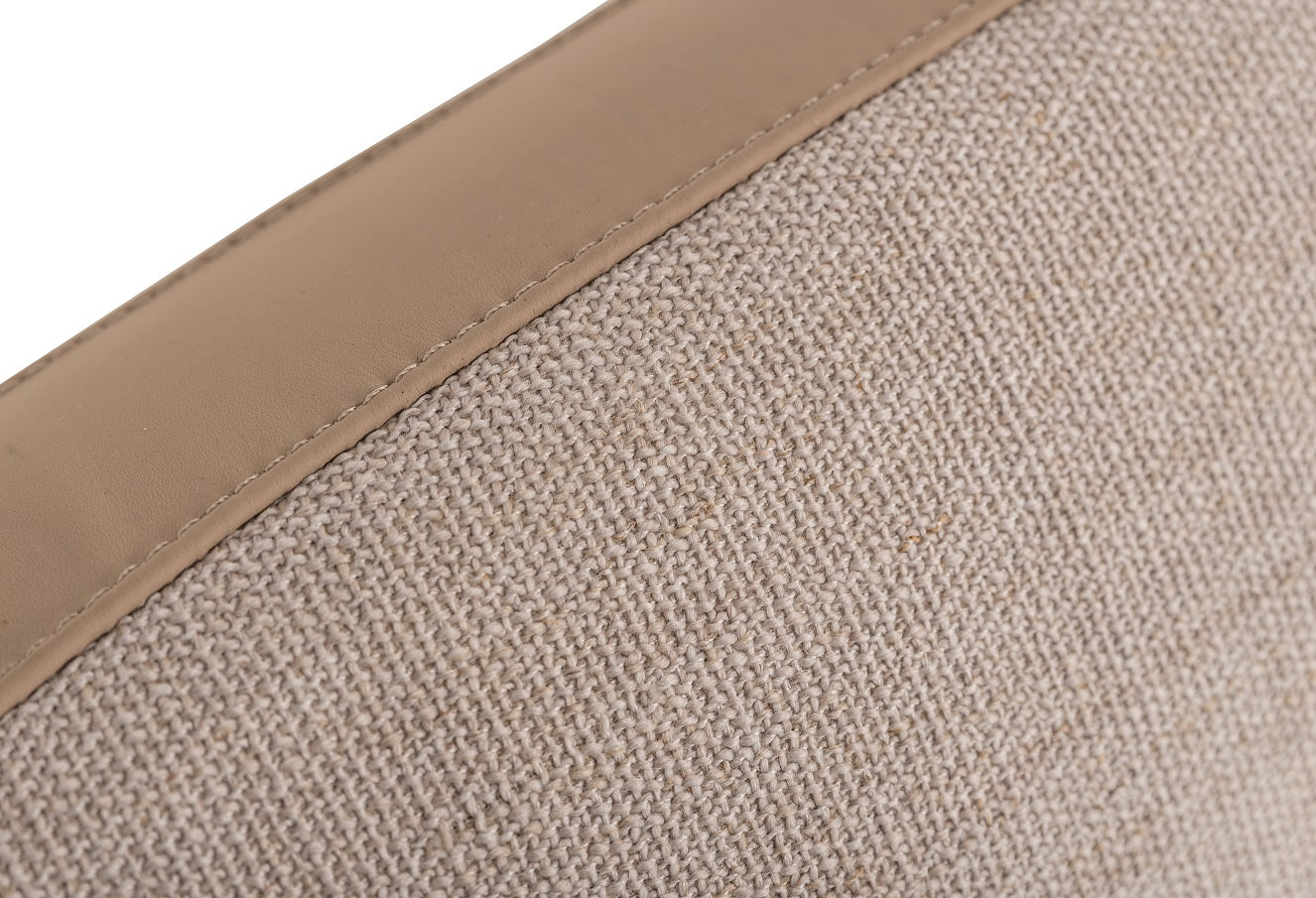 Modrest Brittany Beige Fabric Bed