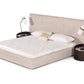 Modrest Brittany Beige Fabric Bed