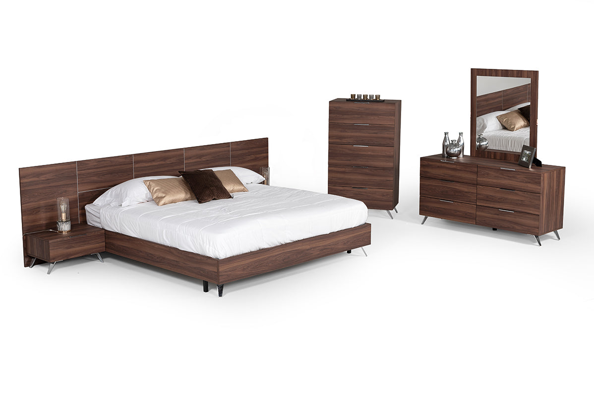 Nova Domus Brooklyn Italian Modern Walnut Dresser