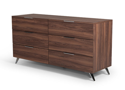 Nova Domus Brooklyn Italian Modern Walnut Dresser