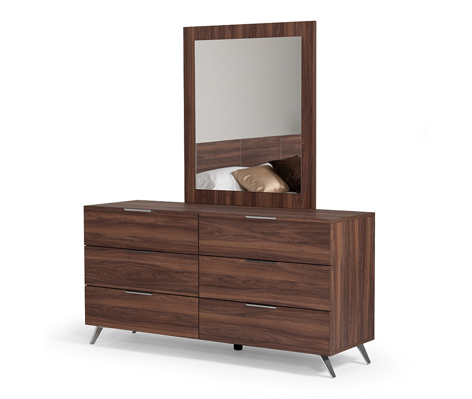 Nova Domus Brooklyn Italian Modern Walnut Dresser