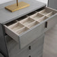 Modrest Buckley - Modern Grey Crackle Chest