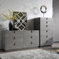 Modrest Buckley - Modern Grey Crackle Chest