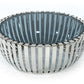 Modrest Cage Modern Stainless Steel Round Coffee Table w/ Glass Top