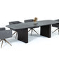 Modrest Calhoun - Modern Smoked Oak Extendable Dining Table