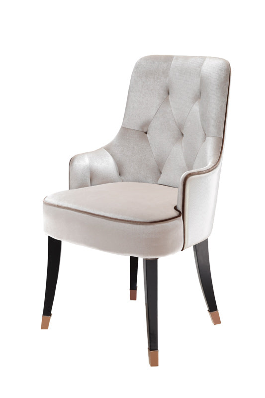 A&X Larissa Modern Cream Dining Chair