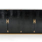 A&X Talin Modern Black Crocodile & Rosegold Buffet