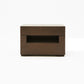 Ceres Modern Brown Oak and Grey Nightstand