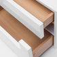 Modrest Ceres - Modern LED White Lacquer Nightstand