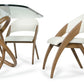 Modrest Mason & Lucas Modern Walnut Dining Set