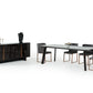 Modrest Chadwick Modern Ebony & Rosegold Dining Table