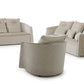A&X Talin Modern Beige Fabric Sofa set