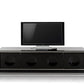 A&X Grand - Modern Black Crocodile Lacquer TV Stand