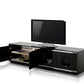 A&X Grand - Modern Black Crocodile Lacquer TV Stand