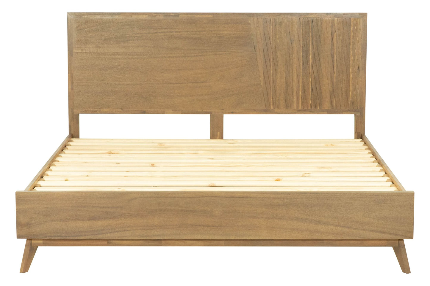 Modrest Claire - Contemporary Natural Light Mocha Acacia Bed