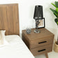 Modrest Claire - Contemporary Natural Light Mocha Acacia Nightstand