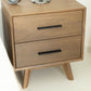 Modrest Claire - Contemporary Natural Light Mocha Acacia Nightstand
