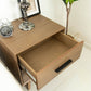 Modrest Claire - Contemporary Natural Light Mocha Acacia Nightstand