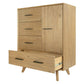 Modrest Claire - Contemporary Natural Light Mocha Acacia Chest