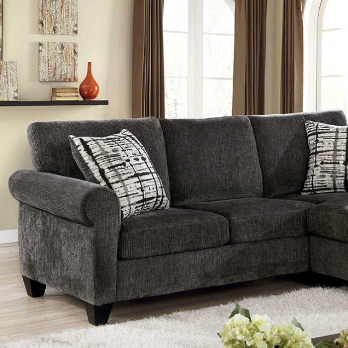 Soft Weave Gray Sectional