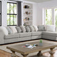Light Gray Chenille Sectional