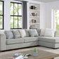 Light Gray Chenille Sectional
