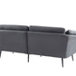 Divani Casa Cody - Modern Grey Fabric Sofa