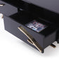 Modrest Legend Modern Black & Gold Coffee Table