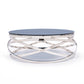 Modrest Tulare Contemporary Smoked Glass Coffee Table