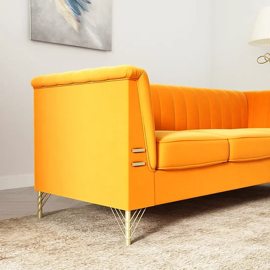Black or Orange UPHOLSTERED SOFA
