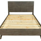 Modrest Daisy Mid-Century Dark Acacia Bed